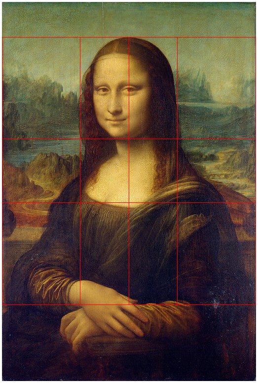 golden ratio in famous paintings